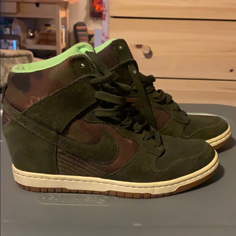 Nike Dunk Camo Wedges